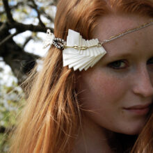 ByrdCeeDesign Bijou mariage Lyon headband mariage vintage et rétro