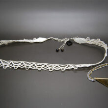 Bijou de mariage rétro vintage headband dentelle Alicia