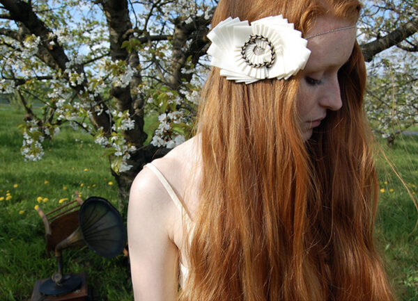 headband mariage byrdceedesign