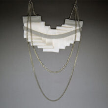 collier plastron Alma créateur ByrdCeeDesign