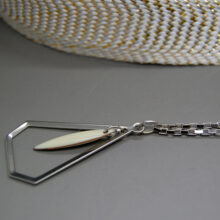 Headband mariée Betty et bijou de dos passementerie ivoire et argent