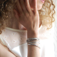 Bijou modulable Andrea bracelet-headband créateur ByrdCeeDesign