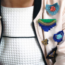 Broche Peter fait main créateur français ByrdCeeDesign