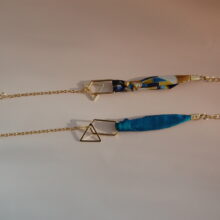 Bracelet Harper soie or L'Orangerie Bijoux Made in France