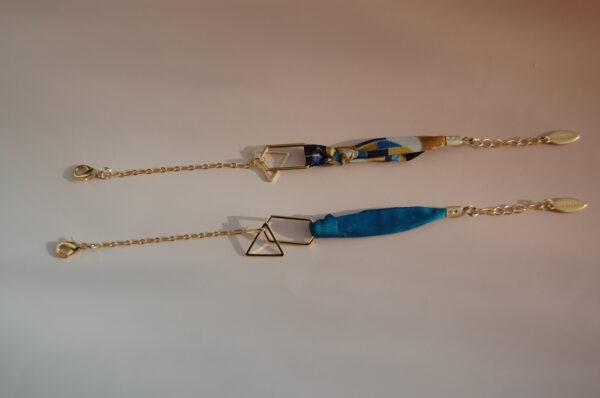 Bracelet Harper soie or L'Orangerie Bijoux Made in France