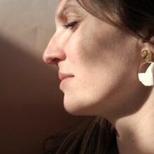 Boucles d'oreilles Sophia blanc doré L'Orangerie Bijoux mariage