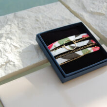 Bracelet soie Claire modulable L'Orangerie Bijoux
