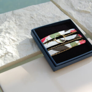 Bracelet soie Claire modulable L'Orangerie Bijoux