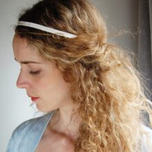 Bracelet soie blanc Narjis modulable L'Orangerie Bijoux Bracelet soie blanc Narjis modulable L'Orangerie Bijoux