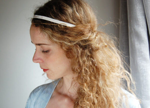 Bracelet soie blanc Narjis modulable L'Orangerie Bijoux Bracelet soie blanc Narjis modulable L'Orangerie Bijoux